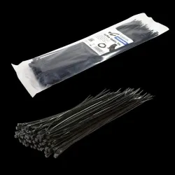 Opaska zaciskowa LogiLink KAB0004B 100szt, dł. 0,3m | PartsPC.pl