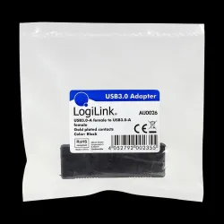 Adapter USB 3.0 LogiLink AU0026 USB 3.0 A (F) USB A (F) | PartsPC.pl