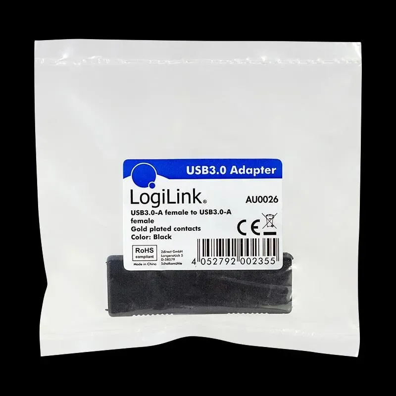 Adapter USB 3.0 LogiLink AU0026 USB 3.0 A (F) USB A (F) | PartsPC.pl
