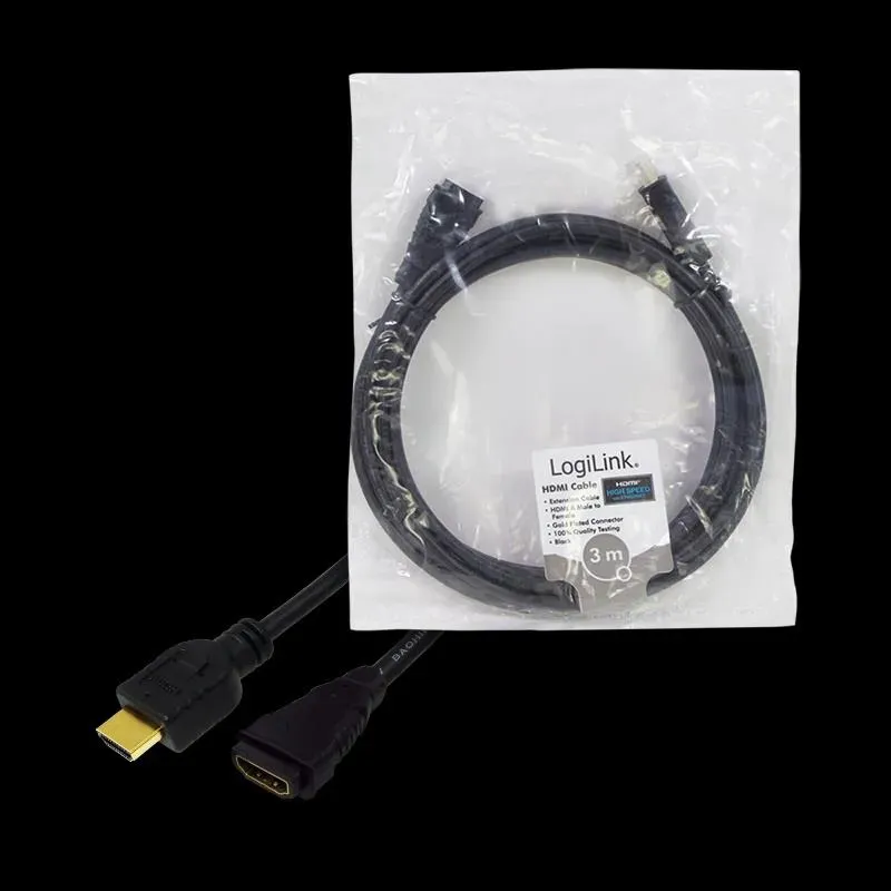 Kabel LogiLink CH0057 HDMI A 19-pin (M) HDMI A 19-pin (F) | PartsPC.pl