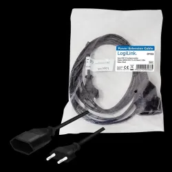 Przedłużacz kabla zasilającego LogiLink CP123 Euro CEE | PartsPC.pl