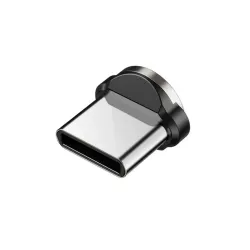 Kabel USB 2.0 Maclean MCE475 magnetyczny USB C kątowy 2m czarny