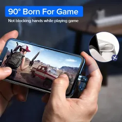 Kabel USB 2.0 Maclean MCE475 magnetyczny USB C kątowy 2m czarny