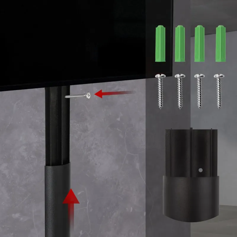 Listwa maskująca do kabli Maclean MC-814 B, 62x20x750mm, aluminiowa, czarna