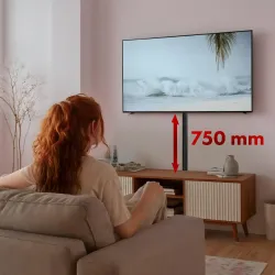 Listwa maskująca do kabli Maclean MC-814 B, 62x20x750mm, aluminiowa, czarna