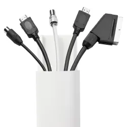 Listwa maskująca do kabli Maclean MC-814 W, 62x20x750mm, | PartsPC.pl