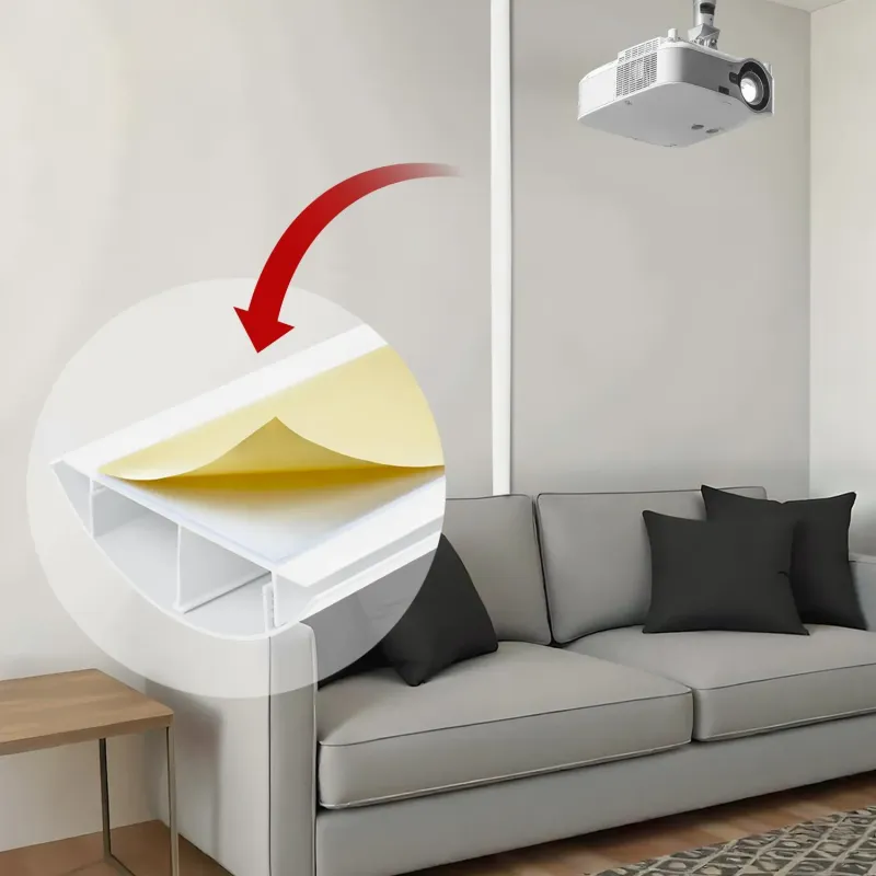 Listwa maskująca do kabli Maclean MC-814 W, 62x20x750mm, | PartsPC.pl