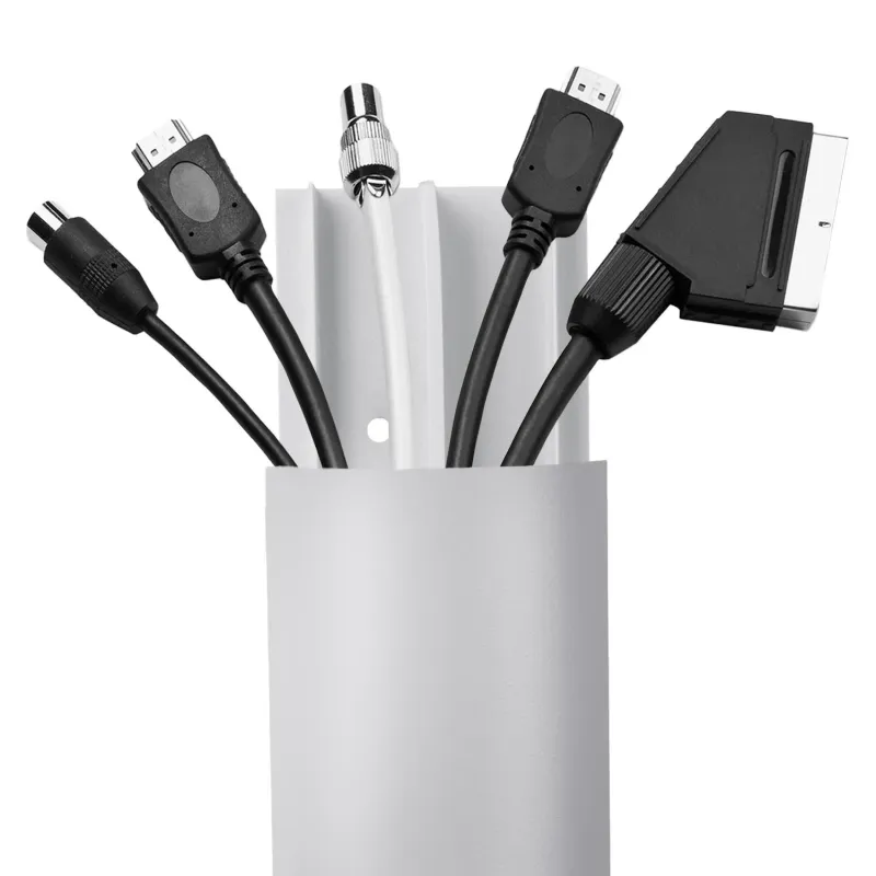 Listwa maskująca do kabli Maclean MC-814 S, 62x20x750mm, aluminiowa,