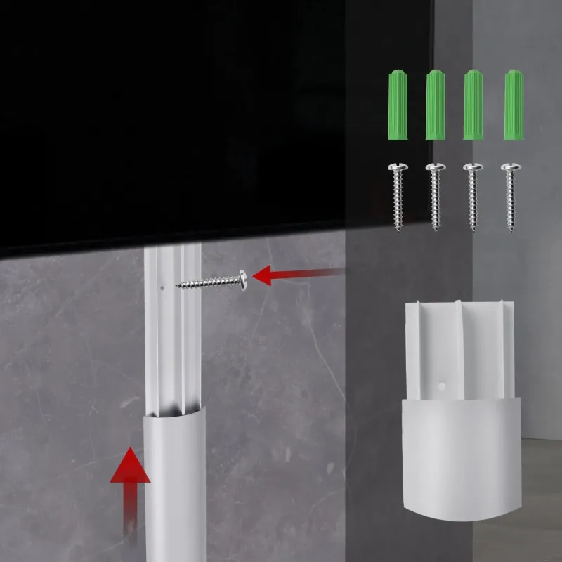 Listwa maskująca do kabli Maclean MC-814 S, 62x20x750mm, aluminiowa,