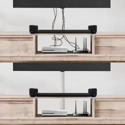 Listwa maskująca do kabli Maclean MC-814 S, 62x20x750mm, aluminiowa,