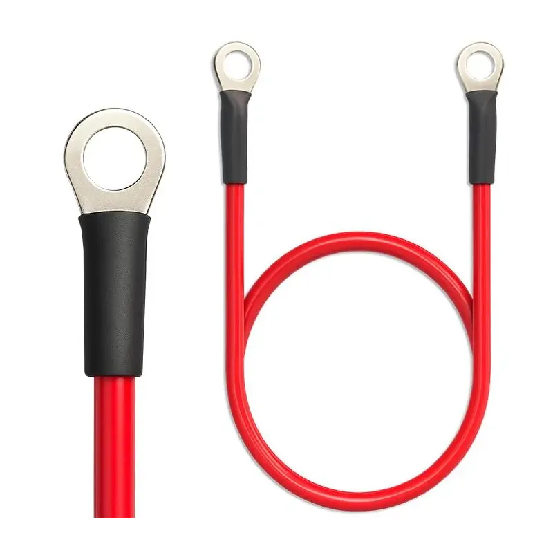 Kabel Qoltec z oczkiem 8mm | przewód akumulatorowy z końcówkami