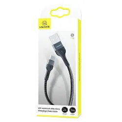 Kabel USB Usams U55 microUSB 1m czarny
