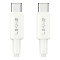 Kabel USB Usams U90 USB-C 1m 60W Fast Charge biały