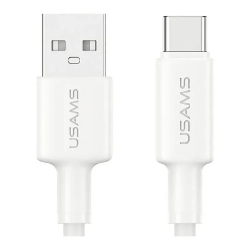 Kabel USB Usams U90 USB-A/USB-C 1m 3A biały