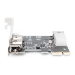 Kontroler Firewire (400) DIGITUS PCI Express, 3xZew. | PartsPC.pl