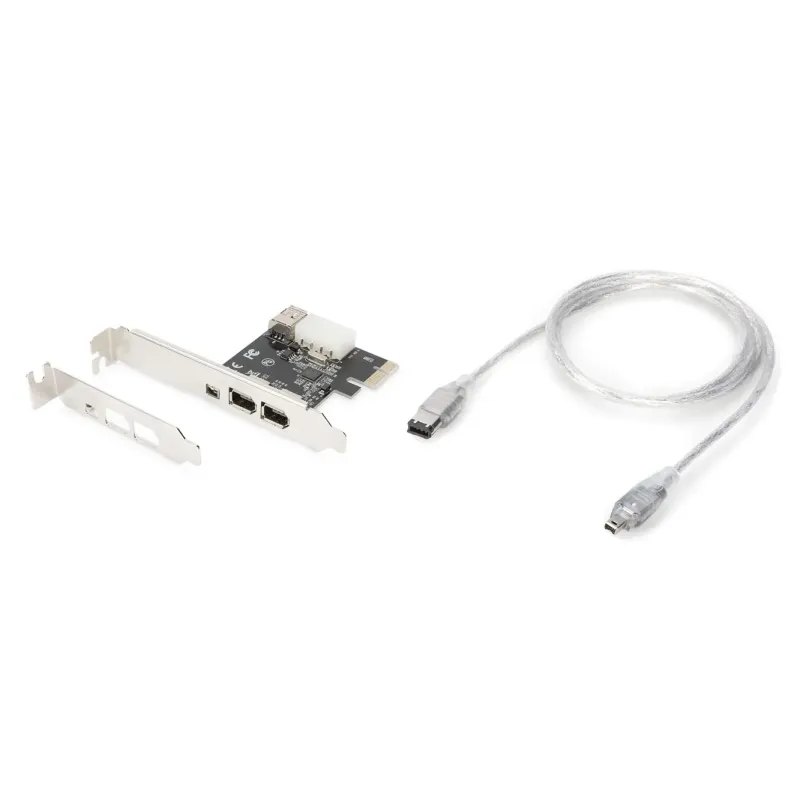 Kontroler Firewire (400) DIGITUS PCI Express, 3xZew. | PartsPC.pl