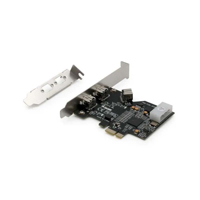Kontroler FireWire (800) DIGITUS PCIe, 2x zew. 1x wew. | PartsPC.pl