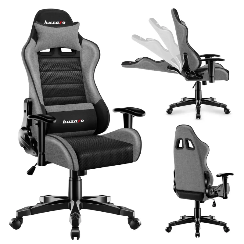 Fotel gamingowy dla dziecka Huzaro Ranger 6.0 Grey Mesh