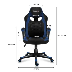 Fotel gamingowy Huzaro Force 2.5 BLUE MESH