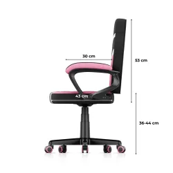 Fotel gamingowy dla dziecka Huzaro Ranger 1.0 Pink Mesh