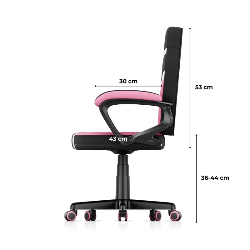 Fotel gamingowy dla dziecka Huzaro Ranger 1.0 Pink Mesh