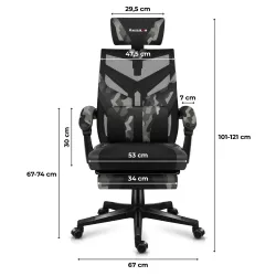 Fotel gamingowy Huzaro Combat 5.0 Camo