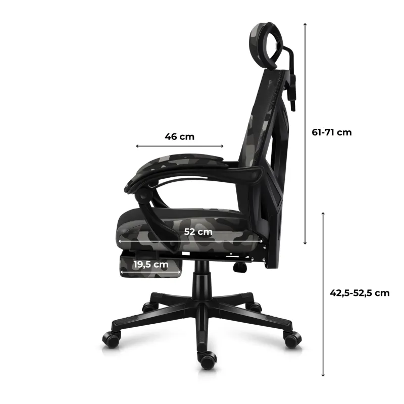 Fotel gamingowy Huzaro Combat 5.0 Camo