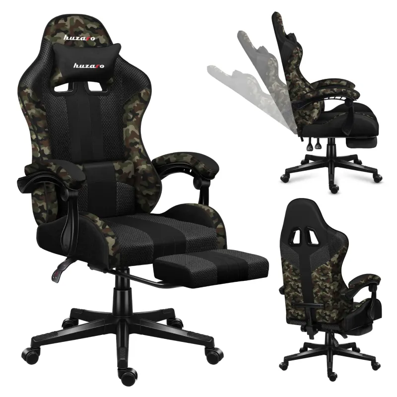 Fotel gamingowy Huzaro FORCE 4.7 Camo Mesh
