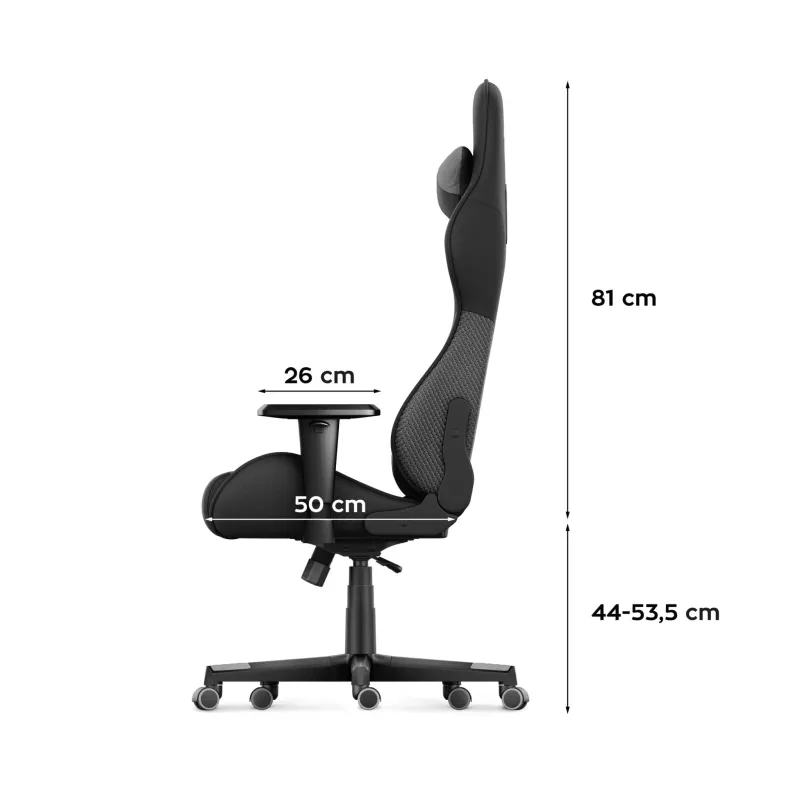 Fotel Gamingowy Huzaro Force 6.2 Grey Mesh