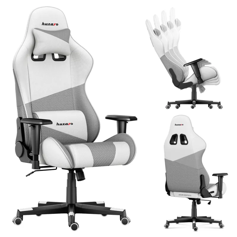 Fotel Gamingowy Huzaro Force 6.2 White Mesh