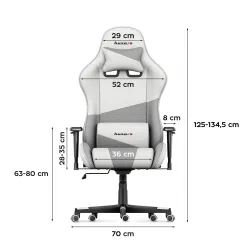 Fotel Gamingowy Huzaro Force 6.2 White Mesh
