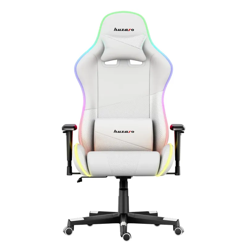 Fotel Gamingowy Huzaro Force 6.2 White RGB