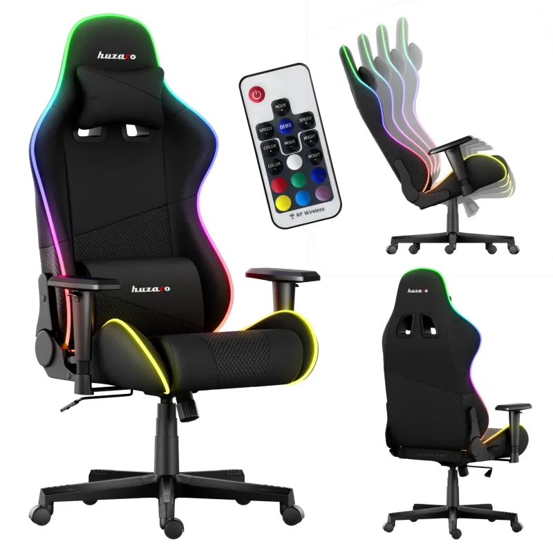Fotel Gamingowy Huzaro Force 6.2 Mesh RGB