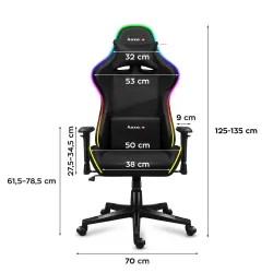 Fotel gamingowy Huzaro Force 6.3 RGB Mesh