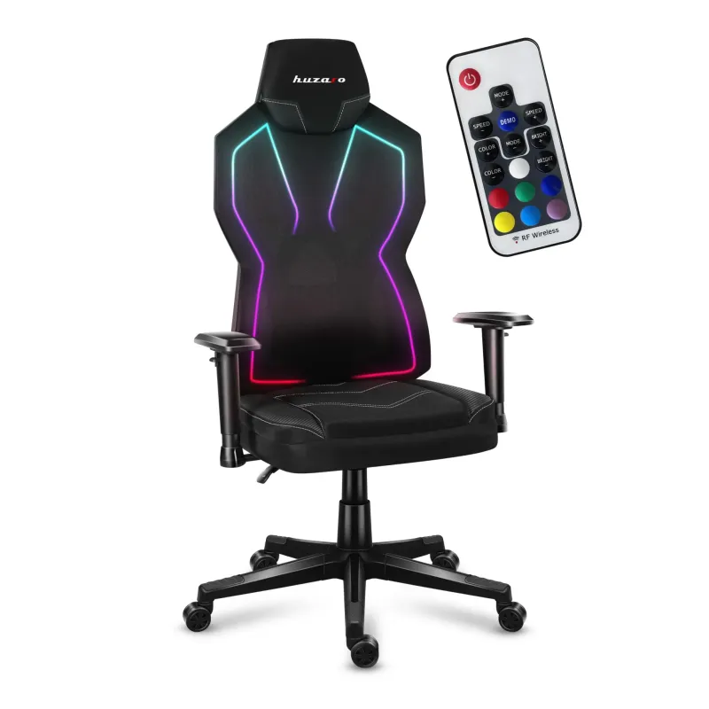 Fotel gamingowy Huzaro COMBAT 6.2 Black RGB