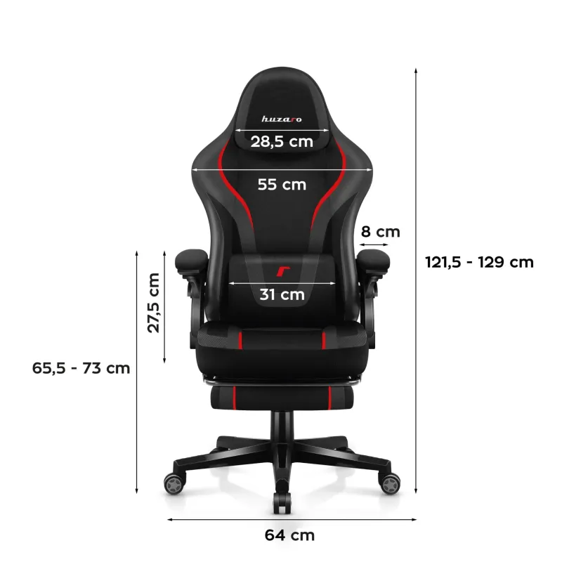 Fotel gamingowy Huzaro Force 4.6 Carbon