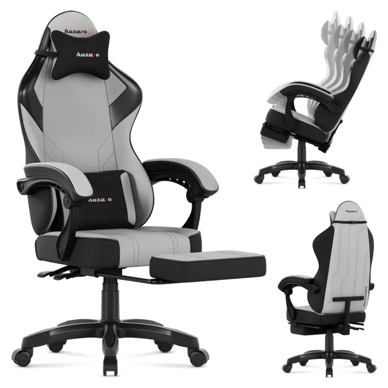 Fotel gamingowy Huzaro Force 3.7 Grey