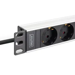 Listwa zasilająca DIGITUS PDU Rack 19", 9 gniazd Schuko