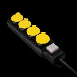 Listwa zasilająca LogiLink LPS254 4 gniazda ON/OFF 1,5m, | PartsPC.pl