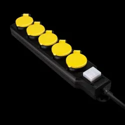 Listwa zasilająca LogiLink LPS255 5 gniazda ON/OFF 1,5m, | PartsPC.pl