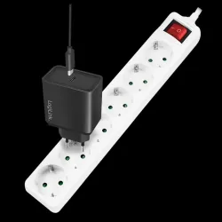 Listwa zasilająca LogiLink LPS202 6 gniazd ON/OFF 1,5m... | PartsPC.pl