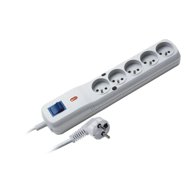 Listwa zasilająca Lestar LV-530W 5W 5m szara | PartsPC.pl