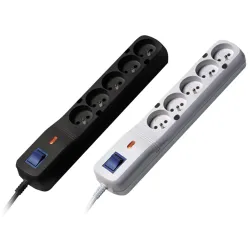 Listwa zasilająca Lestar LF-530WA 5+ 1,5m szara