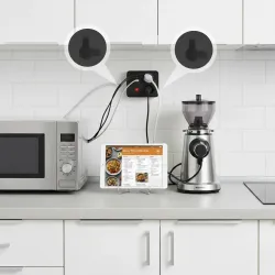 Listwa zasilająca Maclean MCE388 B, przedłużacz 2 gniazda + 3xUSB, 110-240V