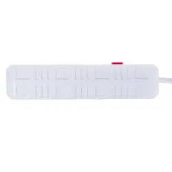 Listwa zasilająca Maclean MCE392 W, przedłużacz 4 gniazda + 3xUSB, 110-240V