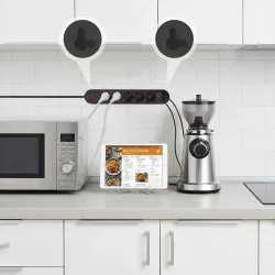 Listwa zasilająca Maclean MCE395 B, przedłużacz 5 gniazd | PartsPC.pl