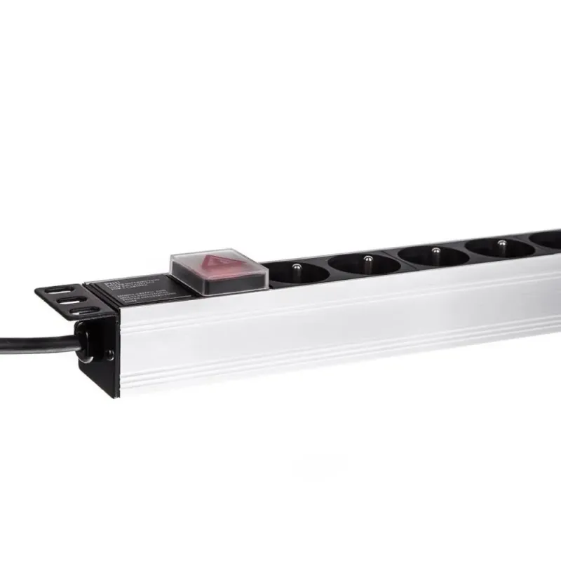 Listwa zasilająca PDU Netrack 19'' 1U, 230V/16A, 8xE, ALU | PartsPC.pl