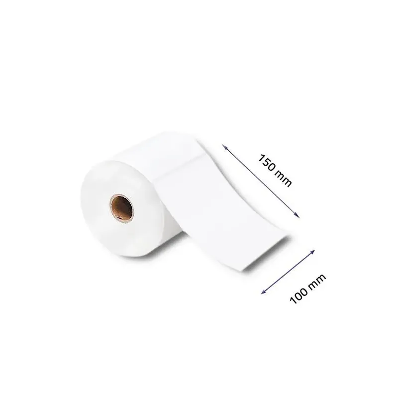 Etykiety termiczne Qoltec 100x150mm | 350szt | PartsPC.pl