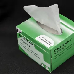 Chusteczki bezpyłowe QOLTEC do światłowodów