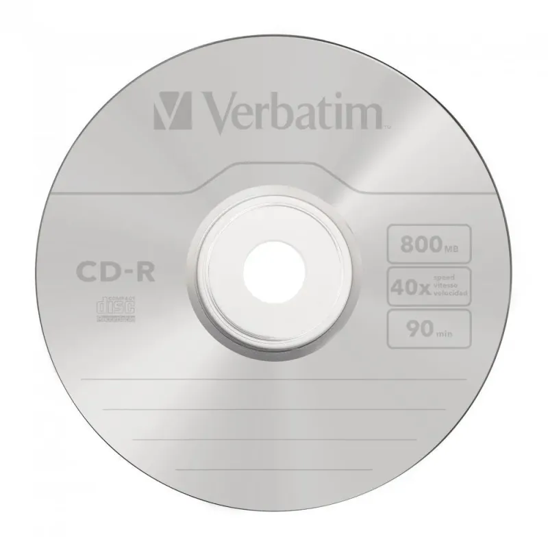 Płyty CD-R Verbatim 40x 800MB (Jewel Case 10) EXTRA | PartsPC.pl